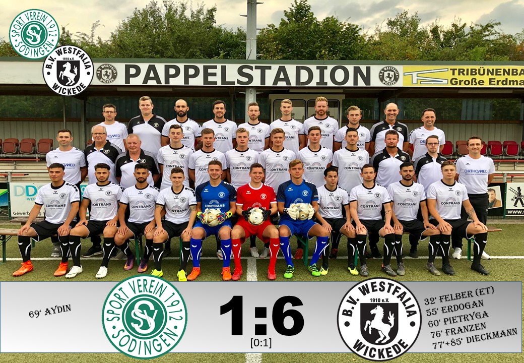 Die „Erste“ – Es geht doch noch. 6:1 Sieg in Sodingen!