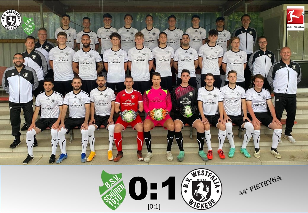 Die „Erste“ –  1:0 Derbysieg in Schüren!